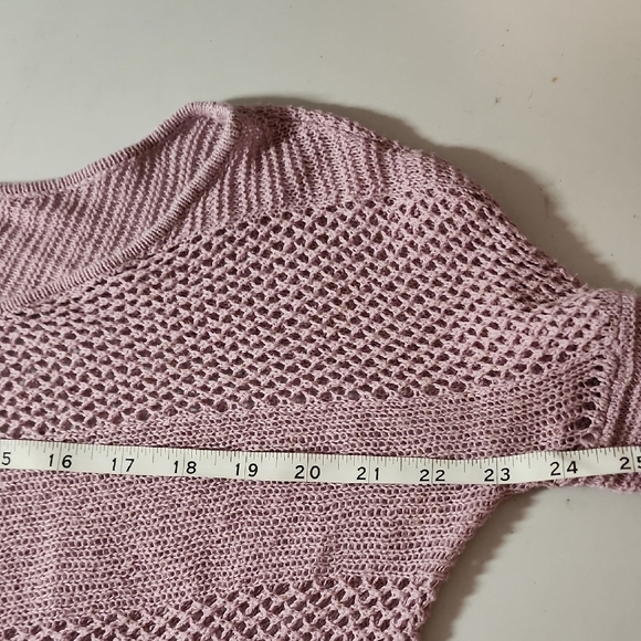 Prana Mauve Scoop Neck Sweater - Picture 6 of 8